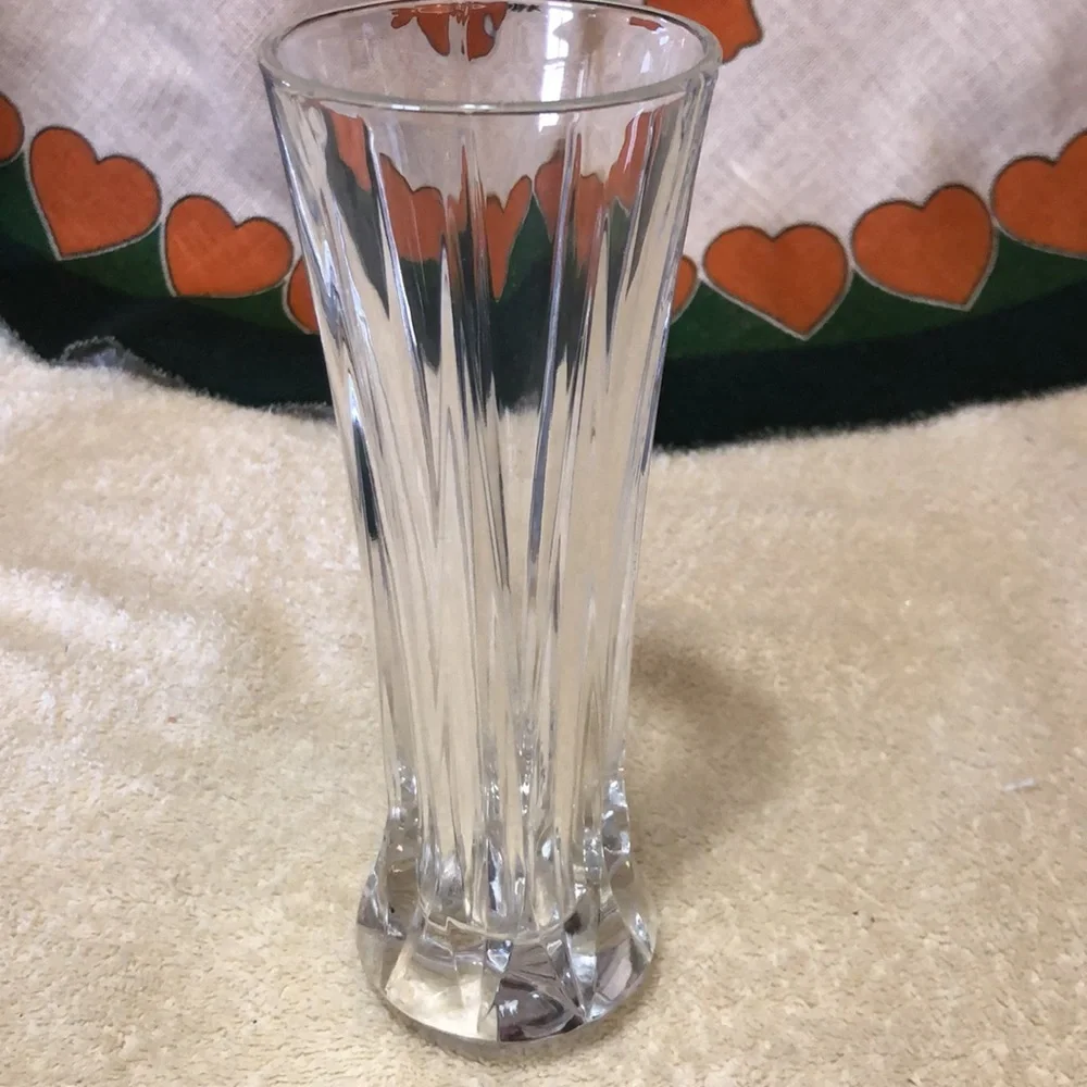 DePlomb 24% Lead Crystal Clear Glass USA  8